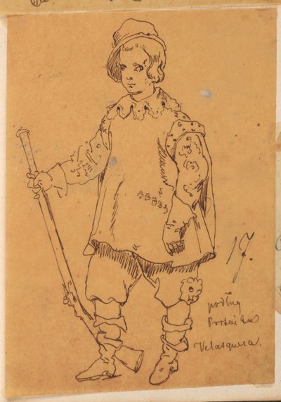 Skarbczyk. Jüngling mit Gewehr. alkotó: Jan Matejko