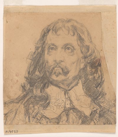Portrévázlat I. János Kázimér fejéről (valószínűleg egy festményhez készült vázlat). alkotó: Jan Matejko