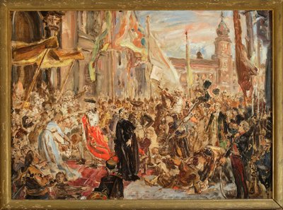 Vázlat a „Május 3-i alkotmány” című festményhez alkotó: Jan Matejko
