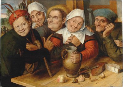 Vidám társaság alkotó: Jan Matsys