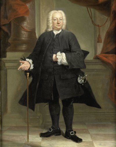 Egy férfi portréja alkotó: Jan Maurits Quinkhard (signed by artist)