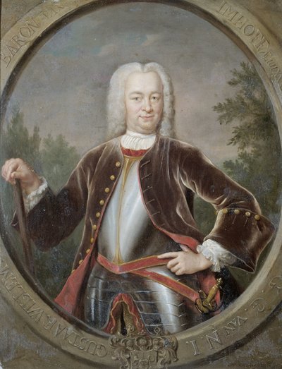 Gustaaf Willem, van Imhoff báró, a Holland Kelet-Indiai Társaság főkormányzójának portréja alkotó: Jan Maurits Quinkhard