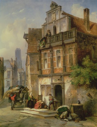 Beköltözés, 1837 alkotó: Jan Michiel Ruyten