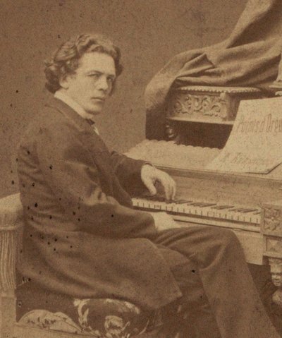 Anton Rubinstein zeneszerző portréja 1829-1894, kb. 1860-1870. alkotó: Jan Mieczkowski