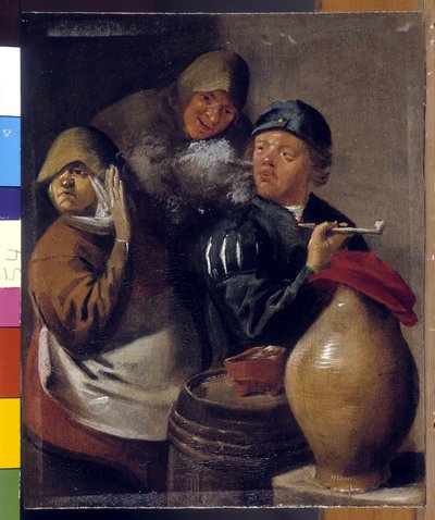 Taverna jelenet, A szaglás alkotó: Jan Miense Molenaer