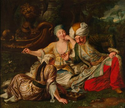 A Mancala-játék, 18. század első fele. alkotó: Jan Mock