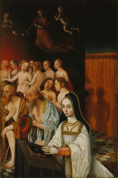 Az igazak és adományozó lelkek c. 1520 alkotó: Jan Mostaert