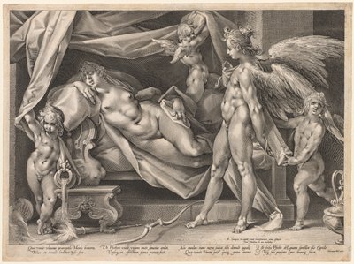 Ámor és Psyche alkotó: Jan Muller