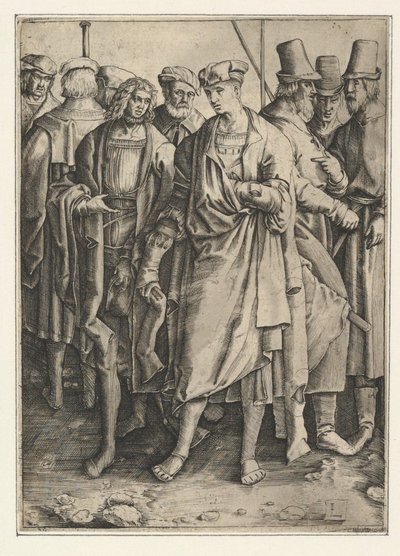 Fegyveres férfiak csoportja másolat.n.d. alkotó: Jan Muller
