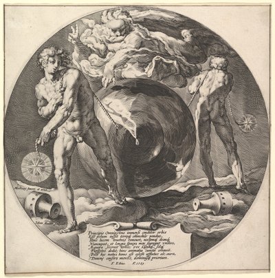 Cím: A világ teremtése, kb. 1592. alkotó: Jan Muller