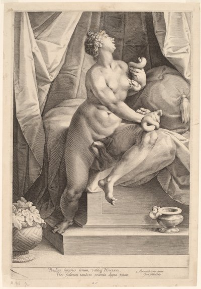 Kleopátra alkotó: Jan Muller, after Adriaen de Vries