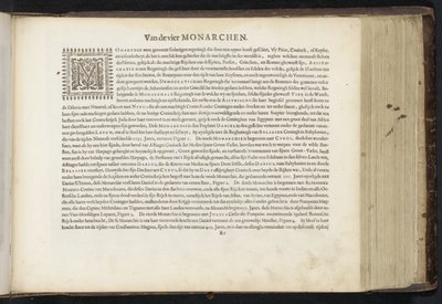 A négy uralkodóból (cím a tárgyon) Den Grooten Figuer-Bibel (...) (sorozat címe) alkotó: Jan Philipsz Schabaelje