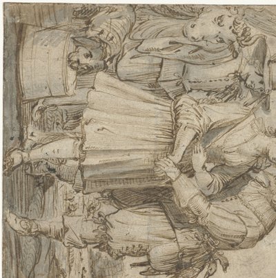 Idős vadász és egy fiatal nő alkotó: Jan Philipsz. van Bouckhorst