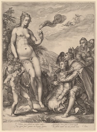 Vénusz kultusza alkotó: Jan Pietersz Saenredam, after Hendrik Goltzius