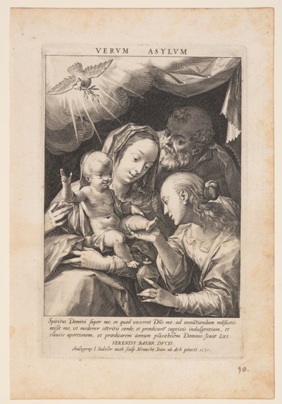 Szent Család alkotó: Jan Sadeler I