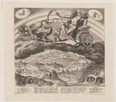 Saturnus, a Hét bolygóból alkotó: Jan Sadeler I