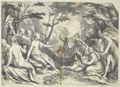 Diana és Callisto alkotó: Jan Saenredam