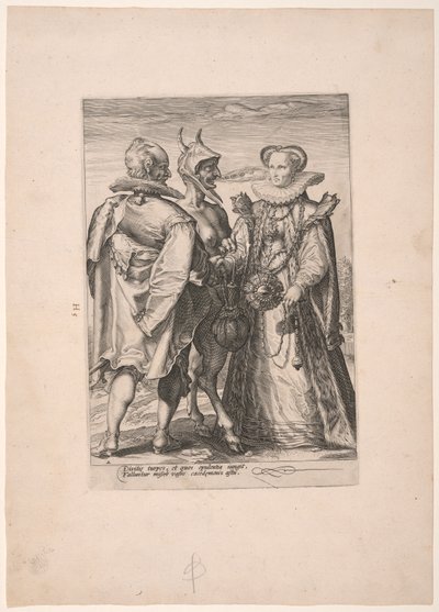 Házasság a gazdagságért, a Háromféle házasságból alkotó: Jan Saenredam
