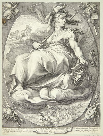 Minerva alkotó: Jan Saenredam
