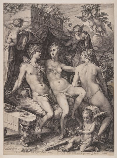 Sine Cerere és Baccho Friget Venus alkotó: Jan Saenredam