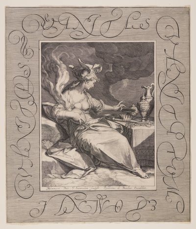 Vanitas Vanitatum et Omnia Vanitas alkotó: Jan Saenredam