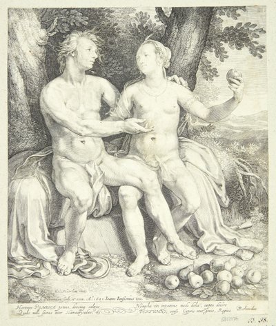 Vertumnus és Pomona alkotó: Jan Saenredam