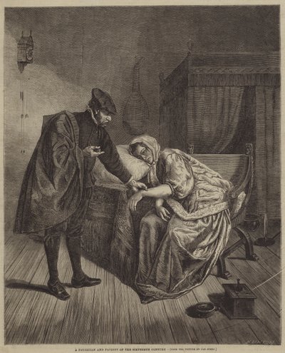 A tizenhatodik század orvosa és betege alkotó: Jan Havickszoon Steen