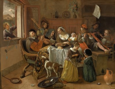A boldog család alkotó: Jan Havickszoon Steen