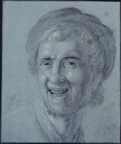 Nevető Rembrandt (másolat Rembrandt korai önarcképe nyomán, F. Stoopnál, Byfleetben) alkotó: Jan Steen