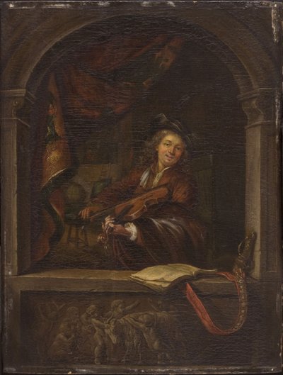 Hegedűs alkotó: Jan Steen