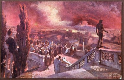 Incendie de Rome, Róma nagy tüze (képeslap) alkotó: Jan Styka