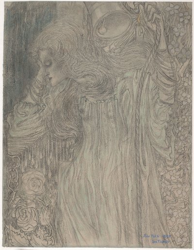 Az álmodozó, 1897 alkotó: Jan Toorop