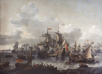 A Zuider Zee csata, 1573 alkotó: Jan Theunisz. Blanckerhoff