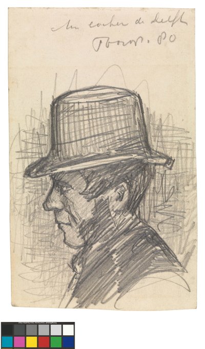 Egy kocsis Delftben alkotó: Jan Toorop