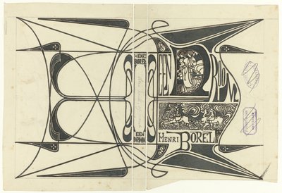 Zenekar tervezése: Henri Borel, Egy álom, 1899 alkotó: Jan Toorop