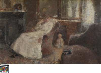 Holland: Annie Hall in Lissadell, Kenley Woman_in_White alkotó: Jan Toorop