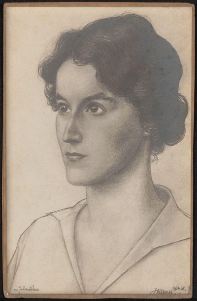 Fotóreprodukció Jenny Kraftnak alkotó: Jan Toorop