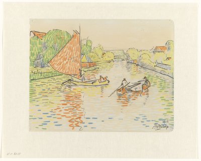 Csatorna Veere-nél alkotó: Jan Toorop