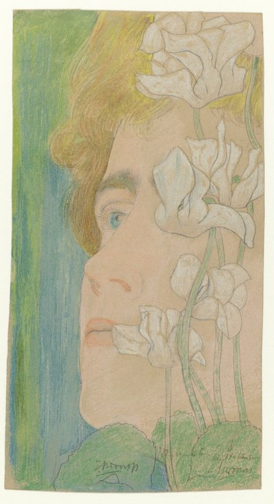 Margaréta Marguerite portréja alkotó: Jan Toorop