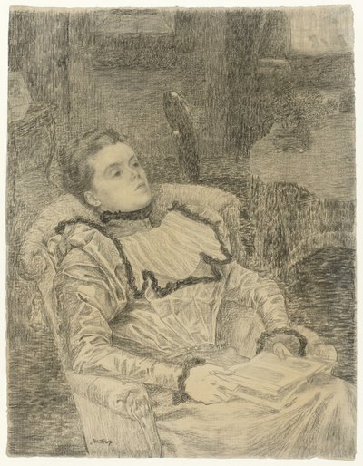 Annie Toorop portréja alkotó: Jan Toorop