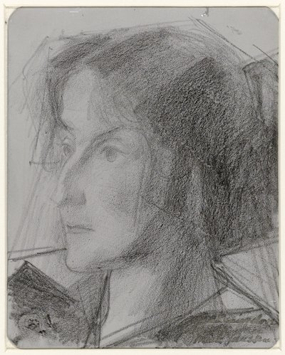 Miek Janssen portréja alkotó: Jan Toorop