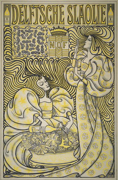 Delfti salátaolaj plakátja alkotó: Jan Toorop