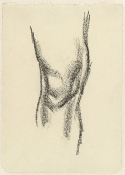 Egy térd tanulmányozása alkotó: Jan Toorop