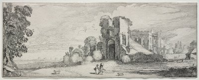 Tájak és romok: Brederode vára. alkotó: Jan Van de Velde