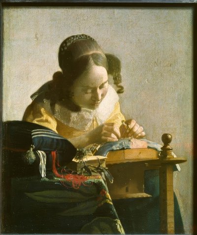 A csipkekészítő alkotó: Jan Vermeer van Delft