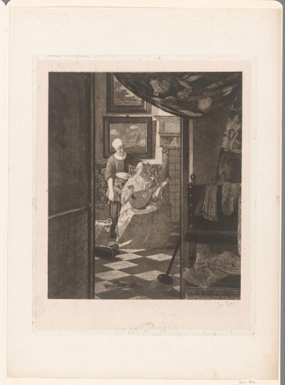 The Love Letter (eredeti cím) alkotó: Jan Veth (signed by artist)