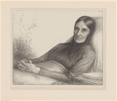 Elisabeth Ragazzi van den Wall Bake portréja alkotó: Jan Veth