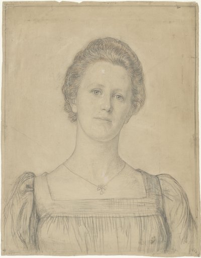 Emilie van Kerckhoff portréja alkotó: Jan Veth