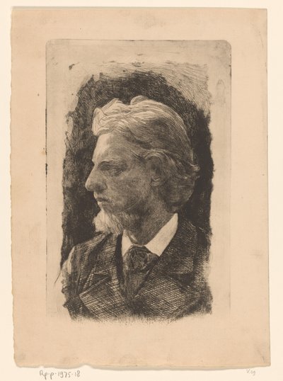 Jacques Perk portréja alkotó: Jan Veth
