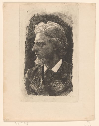 Jacques Perk portréja alkotó: Jan Veth